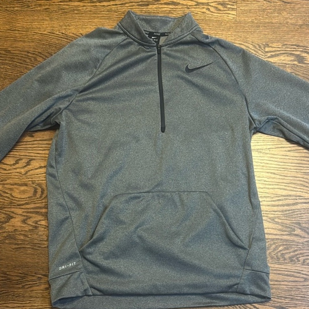 Nike Gray Jacket Quarter-Zip Athletic 
Brand New Never worn